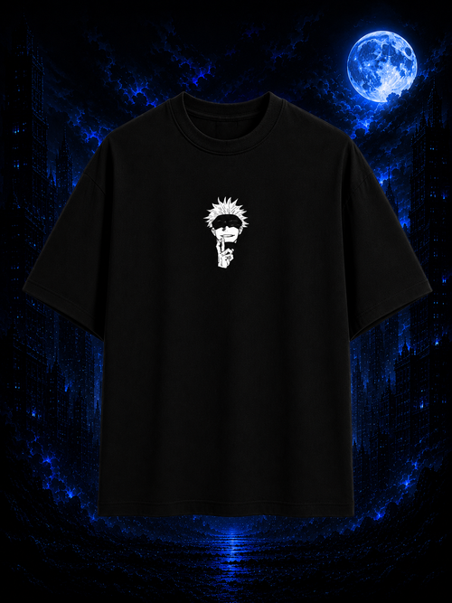 Gojo Satoru Oversized Anime T-Shirt – The Strongest Sorcerer Edition - Image 2
