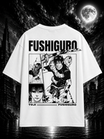 Toji Fushiguro Manga Panels Oversized Anime T-Shirt - S