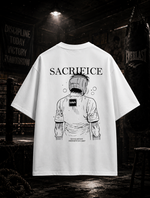 Sacrifice Boxer Motivation Oversized Graphic T-Shirt - S