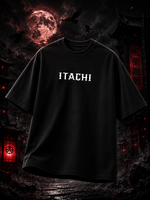 Itachi Uchiha Final Stand Oversized Anime T-Shirt - Image 2