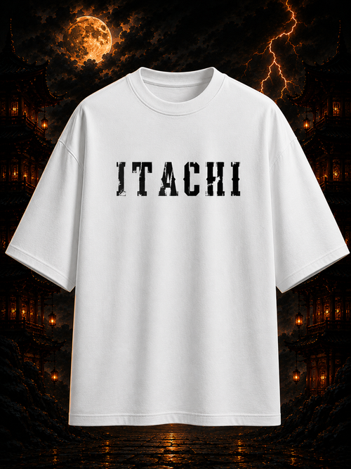 Itachi Uchiha Oversized Anime T-Shirt – Akatsuki Manga Panel Edition